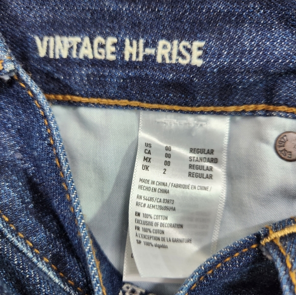 American Eagle Outfitters vintage high rise 100% cotton jeans - Picture 7 of 15